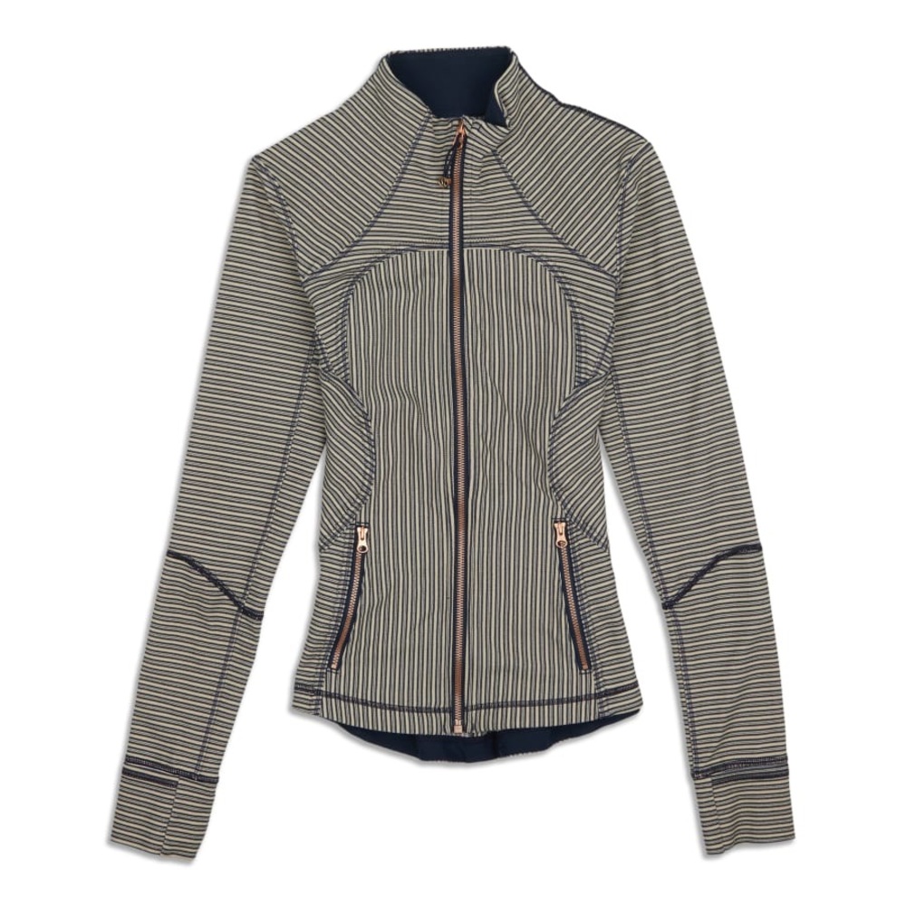 Lululemon RARE Forme jacket in tonka stripe